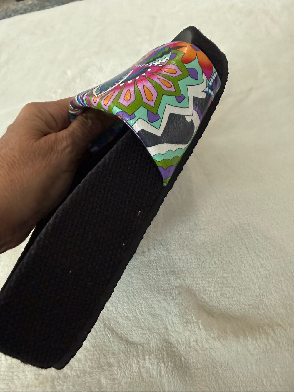 Johnny Was DEMARNE SANDAL Paisley Slides Size 6 NEW - Picture 5 of 7
